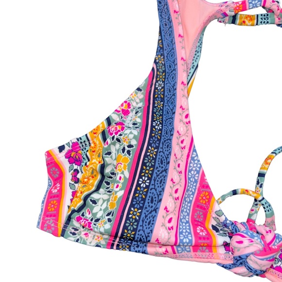 Xhilaration Floral Bikini Top Women’s Size Medium - Picture 2 of 5